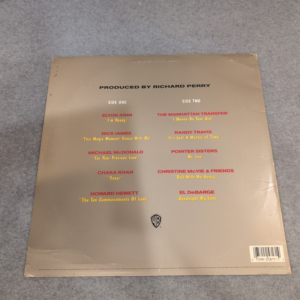Rock Rhythm & Blues Vinyl LP 1989 Elton John Rick James Chaka Khan 1-25817 - Picture 2 of 6